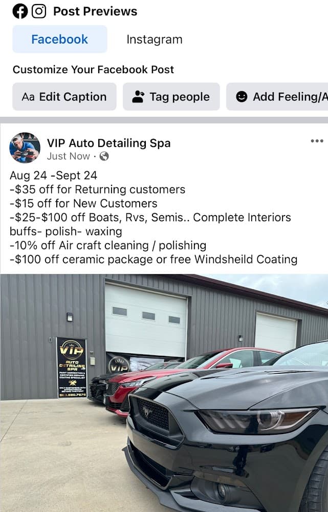 Business listing image